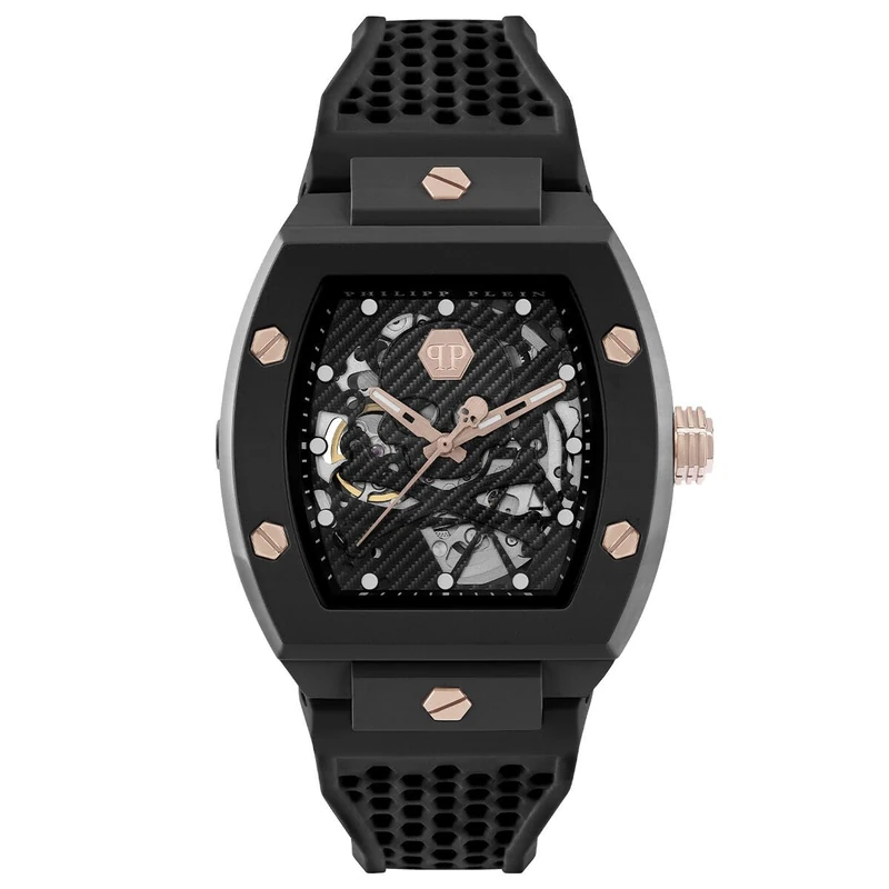 Philipp Plein Men Analogue Automatic Watch The Skeleton Ecoceramic