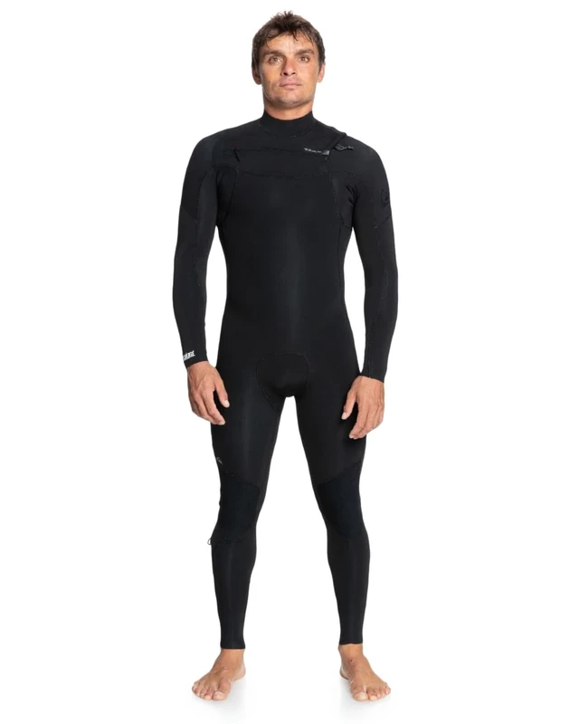 Quiksilver Chest Zip Wetsuit EVERYDAY SESSIONS 4/3 CZ Men Black L