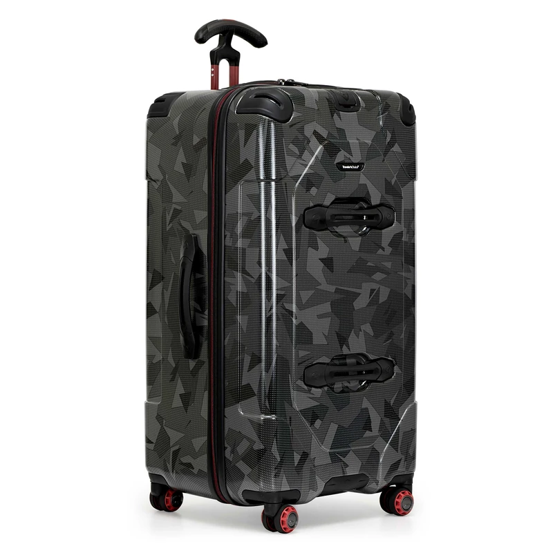 Traveler's Choice Maxporter II 30" Hardside Spinner Trunk Luggage, Carbon Gray, 8-Wheel Spinner, TSA Lock, Polycarbonate
