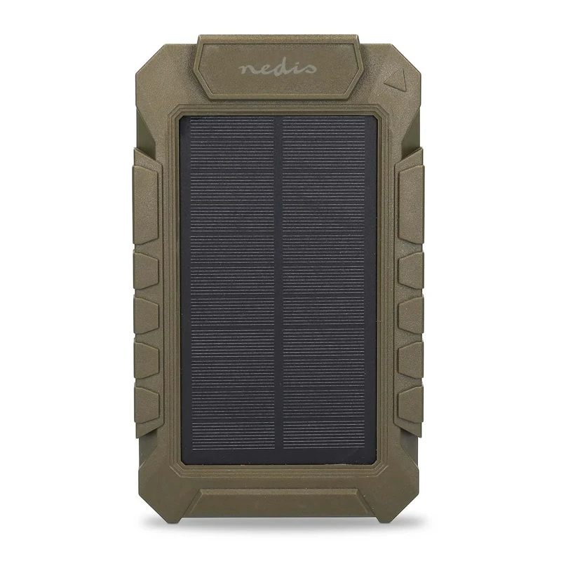 Nedis Multi Wildlife Trap/Security Solar Panel for DC 5V, 6V, 12V 1A/0.5A Outdoor Powerbank Battery, Solar Panels with DC USB-C Cables Kit, Adjustable Mount & Strap, IP65 Waterproof, Cable Split Kit - Image 1