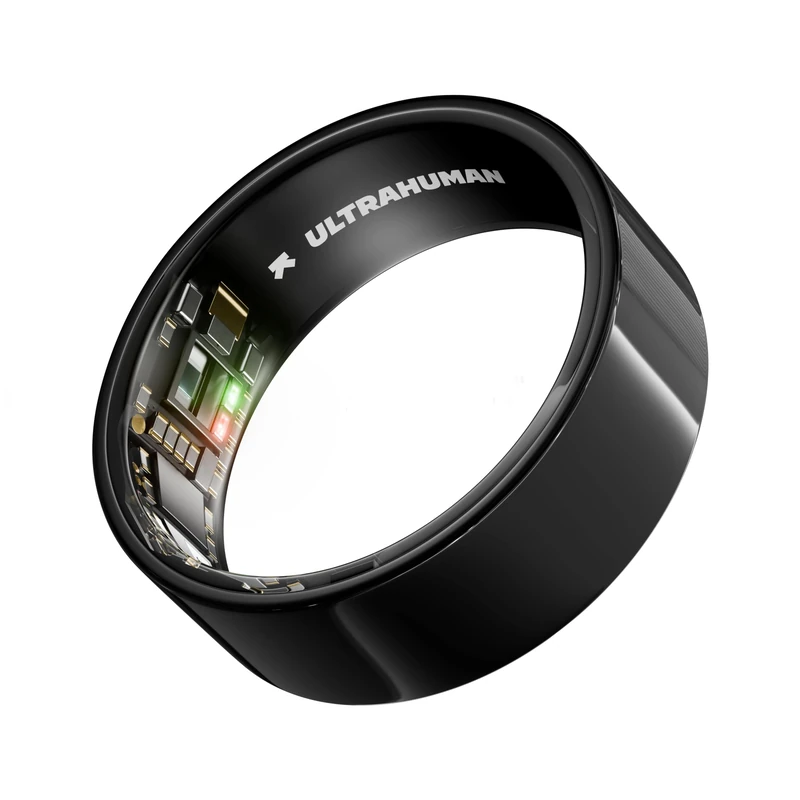 ULTRAHUMAN Ring AIR - Aster Black - Size 6 Smart Ring