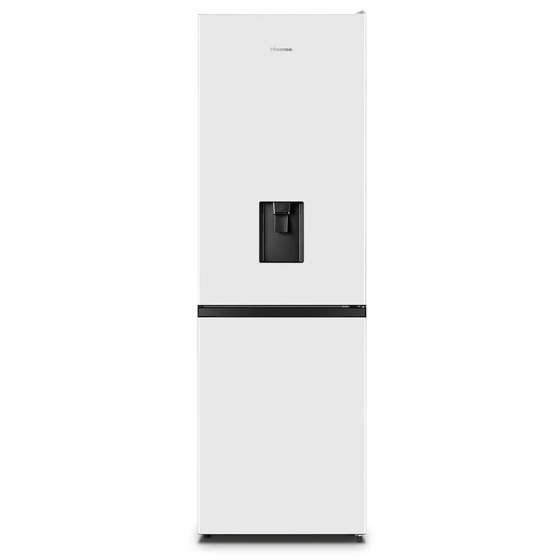 Hisense RB390N4WWE 60cm Fridge Freezer - 304L No Frost, Water Dispenser