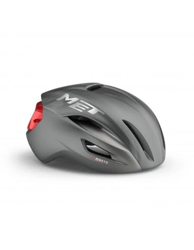 MET Manta MIPS Aero Road Cycling Helmet, Matt Dark Slate Red, Size 58-61cm