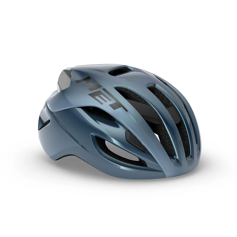 MET Rivale MIPS Road Cycling Helmet, Matt Navy Silver, Size 52-56cm
