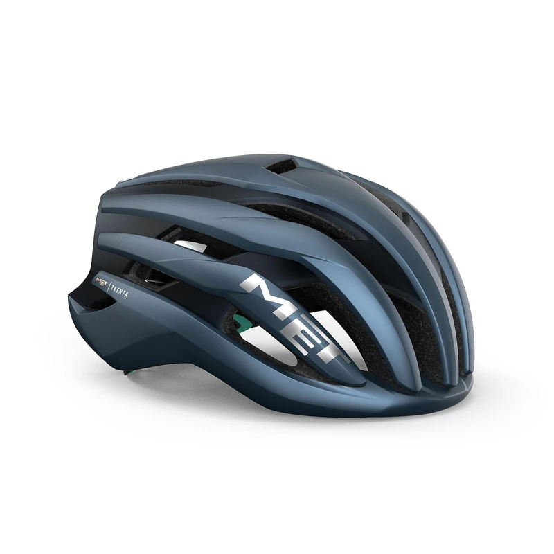 MET Trenta MIPS Perforamce Road Cycling Helmet, Matt Navy Silver, Size -56-58cm