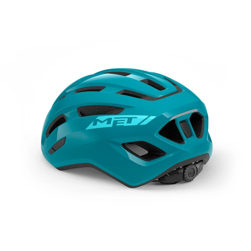 MET Miles City Cycling Helmet, Glossy Teal, Size 58-61cm