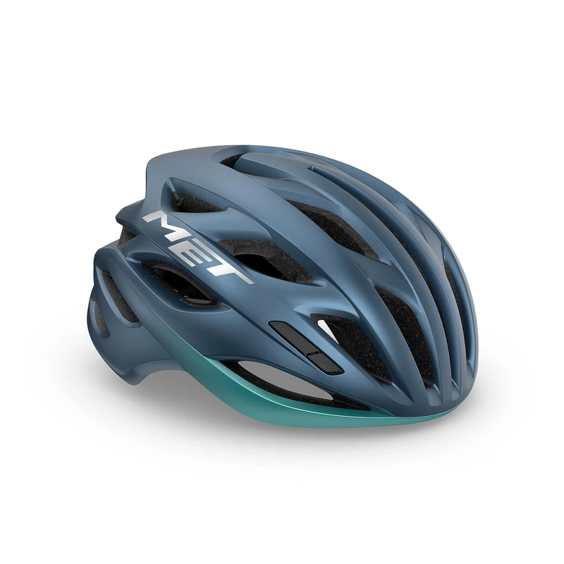 MET Estro MIPS Road Grave Cycling Helmet, Matt Navy Teal, Size 56-58cm