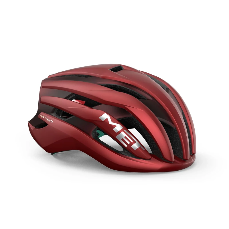 MET Trenta MIPS Perforamce Road Cycling Helmet, Matt Red Dahlia, Size 58-61cm
