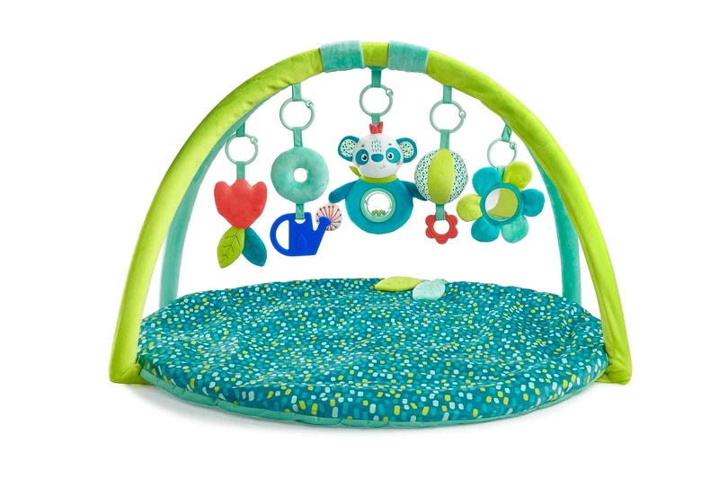 Selecta 61078 Tulips Garden Activity Blanket Tulip 83 cm Play Arch, Multi-Coloured - Image 1