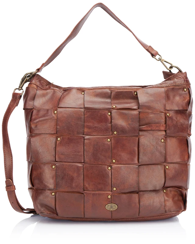 baradello Women's Leather Shopper, Brown, One Size