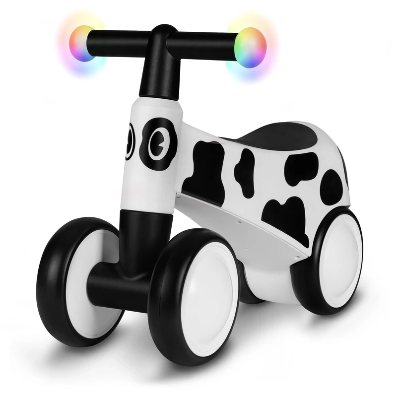 Lionelo SAMMY 4-Wheel Ride-On & First Balance Bike for Toddlers 1–3 Years, Lightweight 1.8 kg, Stable Toddler Push Ride, Ergonomic Seat with Double Padding, Light-Up Anti-Slip Handles, Foam Wheels, - Image 1
