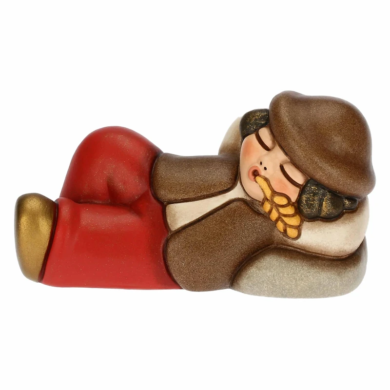 THUN Shepherd Sleeping Ceramic Crib Classic Red - Image 1