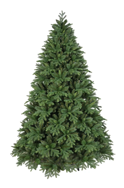 Megashopitalia Realistic Christmas Tree, Polyvinyl Chloride Polyethylene, Green, 240 cm-3953 Rami