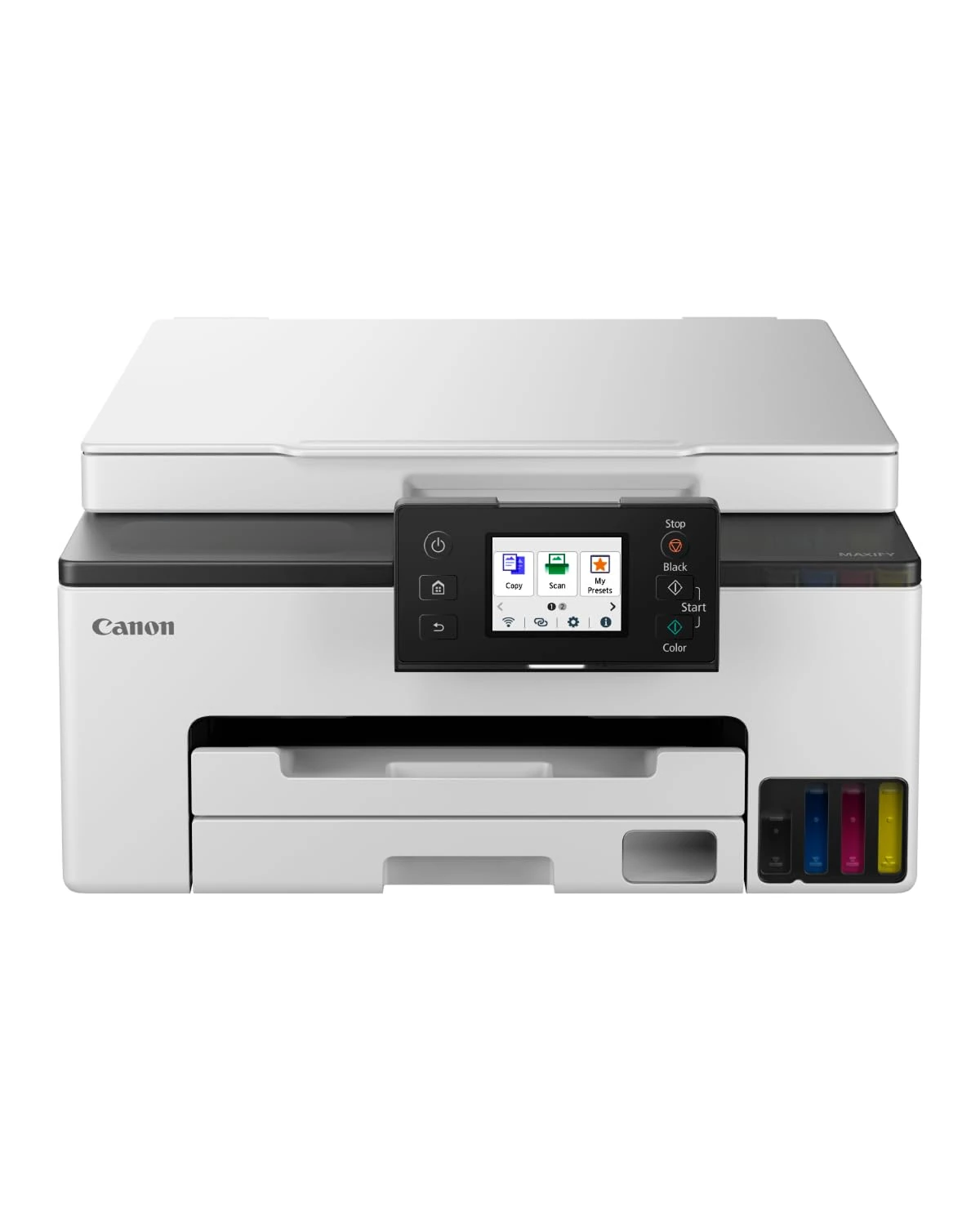 Canon MAXIFY GX1050 Printer for Home & Office Use - Colour Home Printers & Scanners All-in-One Wireless | MegaTank Inkjet Printer, Copier & Scanner | WiFi, Ethernet & USB Connectivity A4 Printer