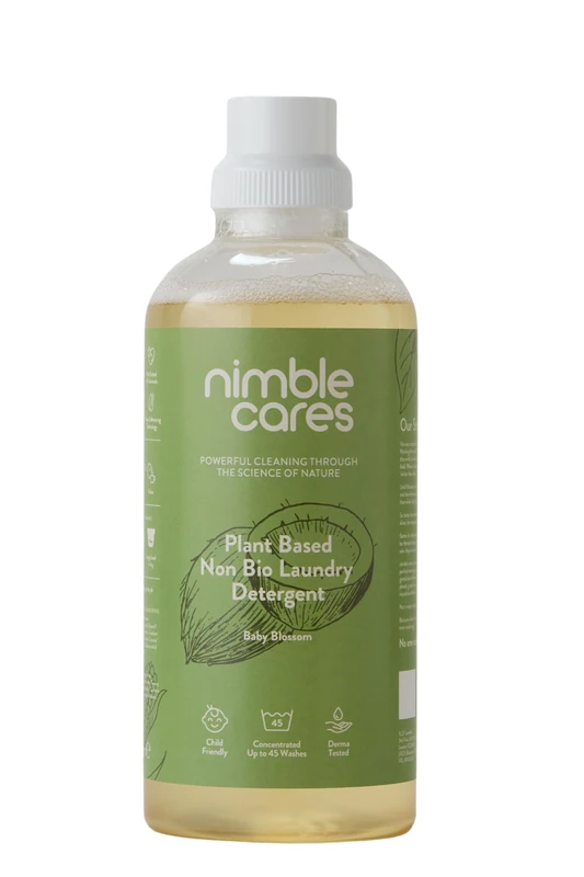 Nimble Cares Plant Based Non Bio Laundry Detergent Baby Blossom refill 5000ml (Up to 225 washes)
