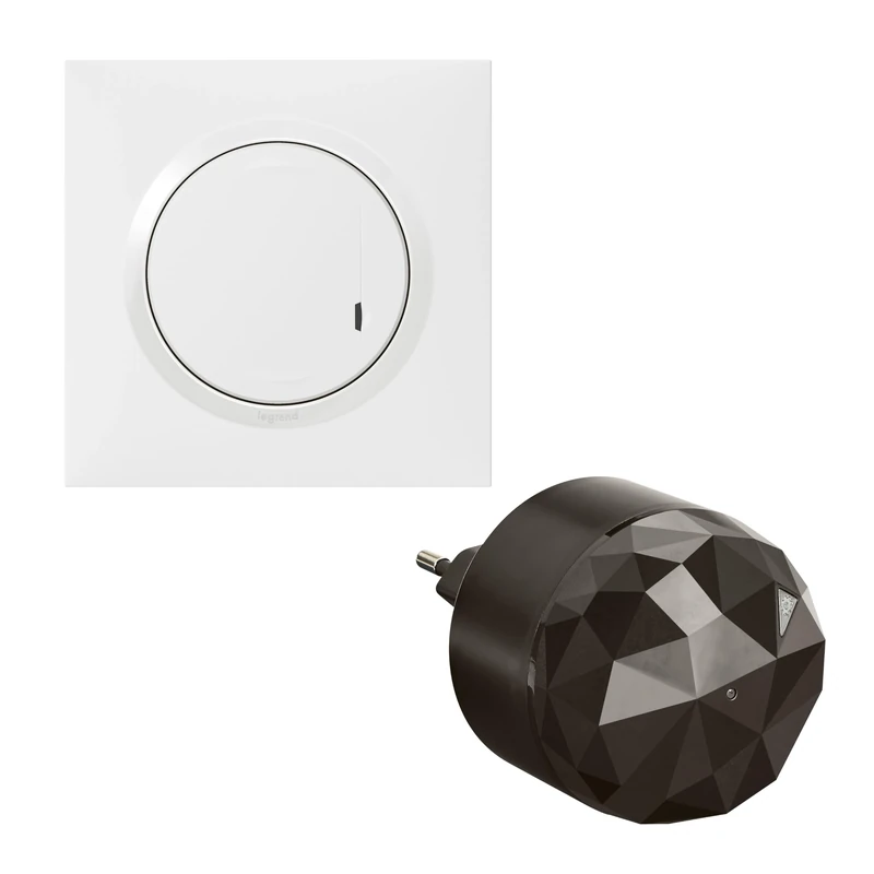 Legrand - Starter Pack with Socket, Plug/Play, Lighting Dooxie White