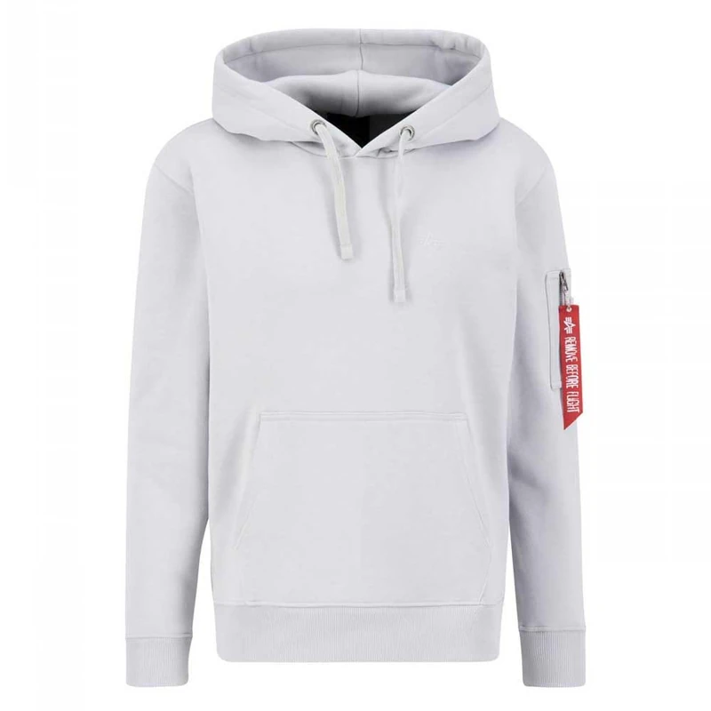 Alpha Industries Men's Air Force Hoody Hooded Sweat Sweatshirt, Pastel Grey, XXXL