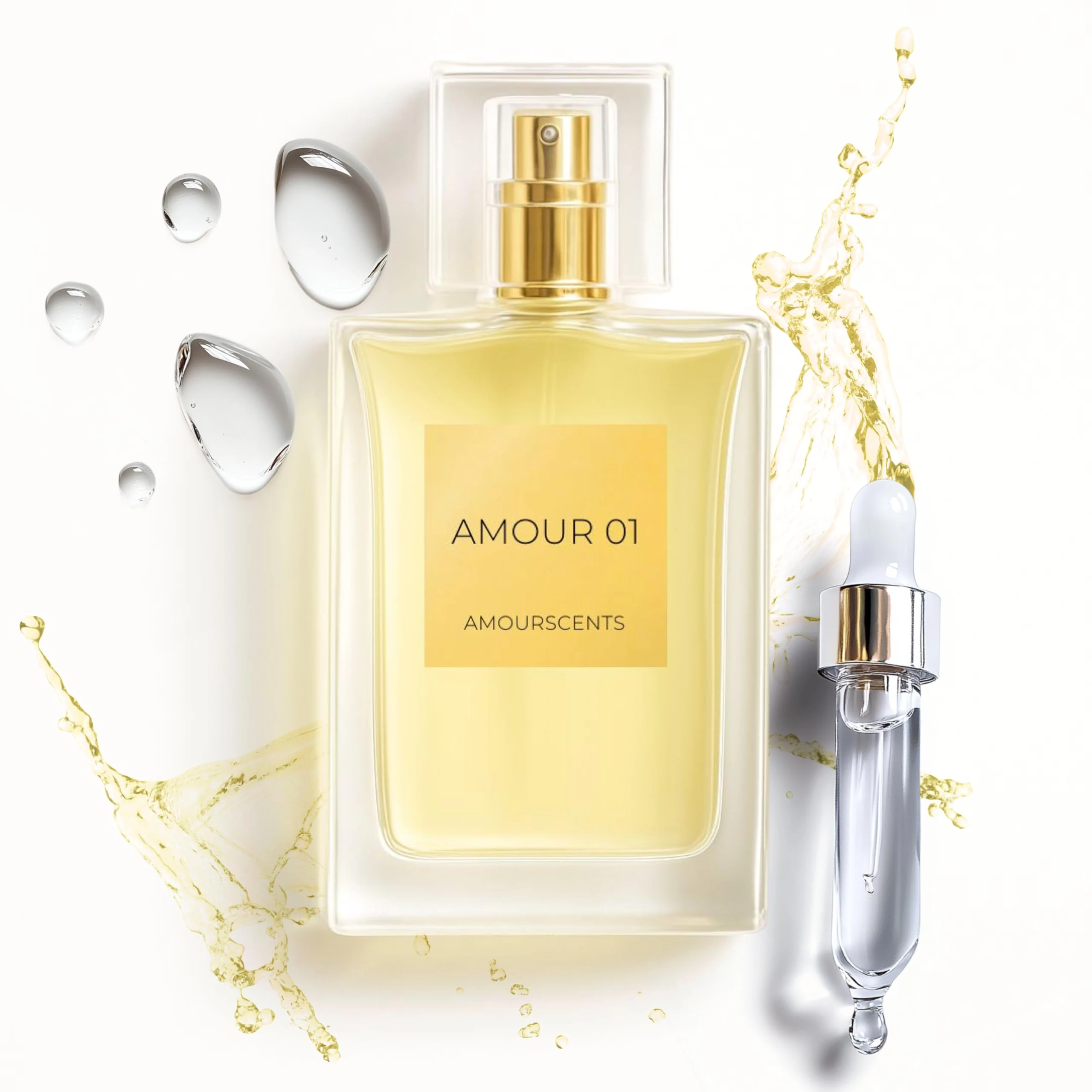 Amour Scents Amour 01 - Inspired Alternative Perfume Extrait De Parfum - Long Lasting Fragrance For Men & Women, Ideal for Everyday Casual & Luxury Scent (100ml)