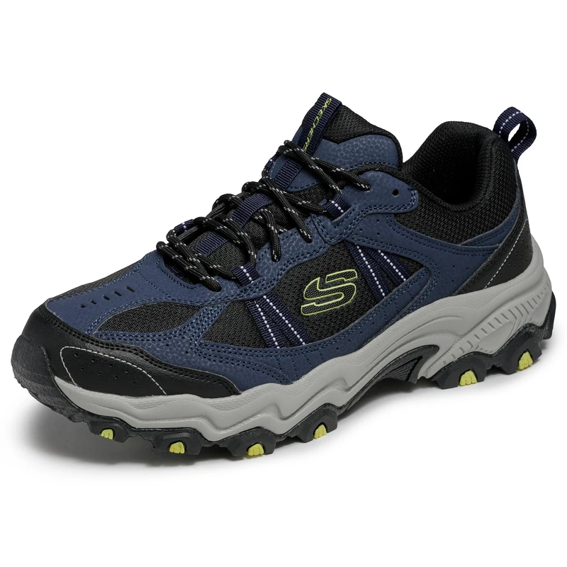 Skechers Men's Endurance on The Upper Stitch Sneaker, Blue, 7.5 UK