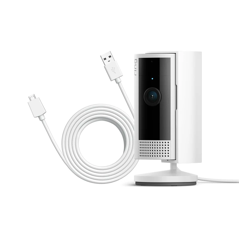 Ring Indoor Camera (2nd Gen) with 3m USB-A Power Cable