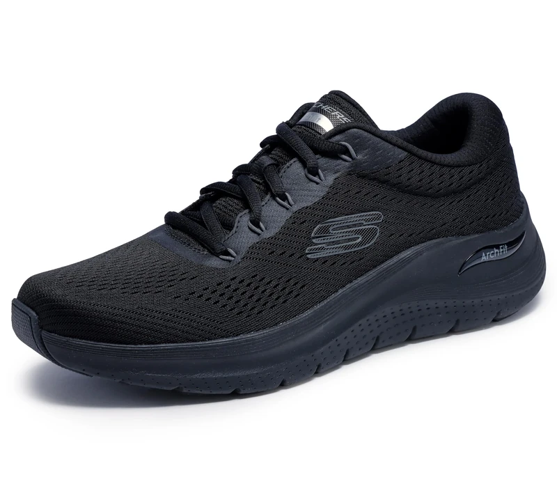 Skechers Men's Sneakers, Black, 10 UK