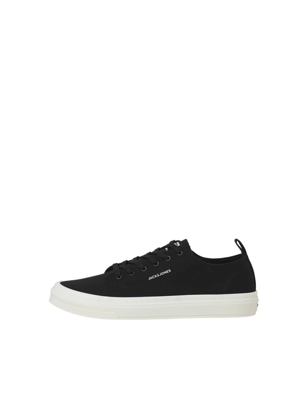 JACK & JONES Men's JFWBAYSWATER Canvas Noos Trainers, Anthracite, 41 EU Wide, Charcoal, 8.5 UK