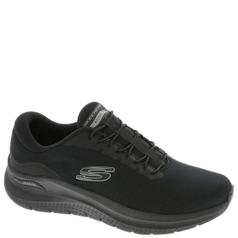 Skechers Men's Arch Fit 2.0 Upper Hand Sneaker, Black, 6.5 UK