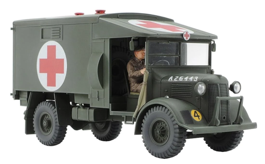 British WWII 2t 4x2 Ambulance Truck 1:48 Military Plastic Model Assembly Kit