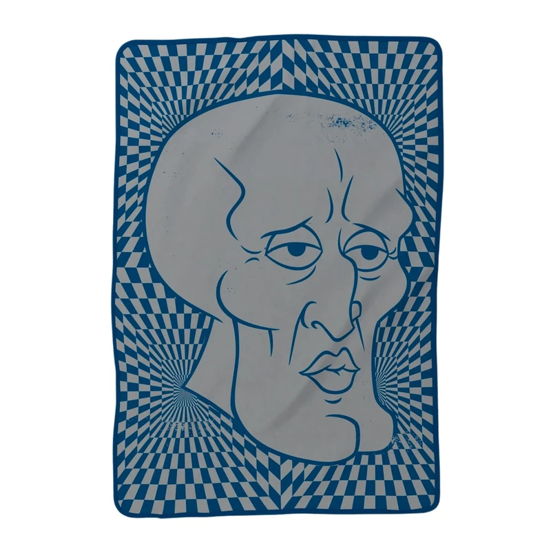 Franco Spongebob Squarepants Handsome Squidward Bedding Super Soft Micro Raschel Throw Blanket, 62 in x 90 in, (Officially Licensed Product) Collectibles