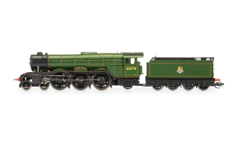 Hornby TT:120 Model Railway TT3005M BR Class A3 4-6-2 60078 'Night Hawk' - Era 4 Locomotives, Green