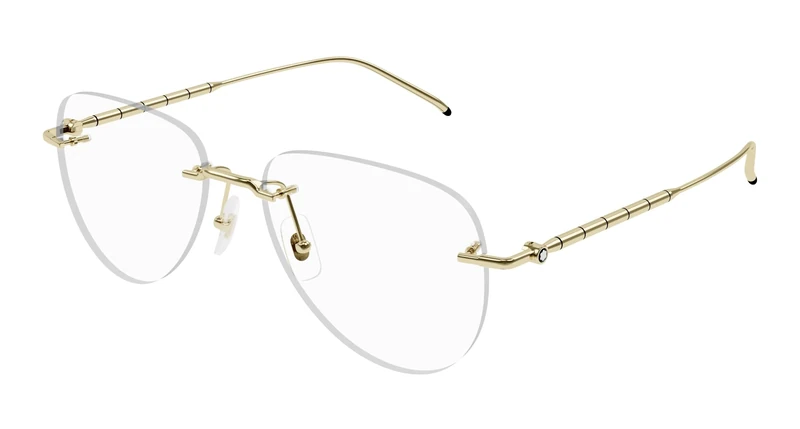 Montblanc MB0312O Gold 55/17/145 men Eyewear Frame