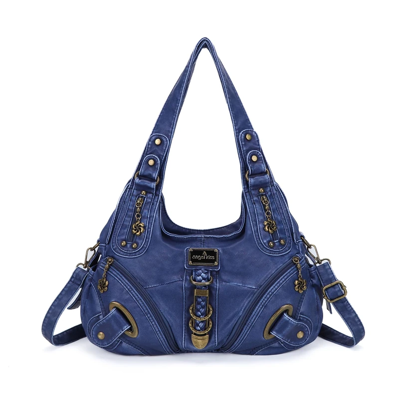 Angel Kiss Angelkiss Hobo Purses and handbags for Women Satchel Handbag Women Purses Large Daily Shoulder Bags, 801blue