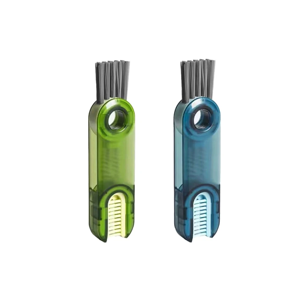3-in-1 Cup Lid Crevice Cleaning Brush, 2 Pcs Multifunctional Portable Bottle Detail Brush, Tools for Cups and Lids
