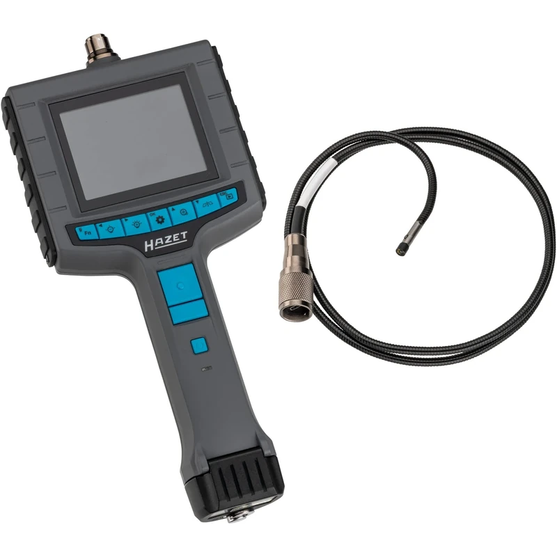 HAZET, 4.9 4812-11 /5FS Front Camera Video Endoscope, Compact Video Endoscope Kit with 1.5x and 2x Zoom, MP4 Video Format, 1920 x 1080 Pixels, and JPG Image, 1920 x 1080 Pixels