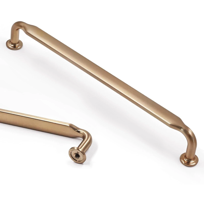 Asidrama 10 Pack 7.5 Inch(192mm) Champagne Bronze Kitchen Cabinet Handles, Cabinet Pulls Kitchen Cabinet Hardware for Cupboard Drawer Handles Dresser Pulls
