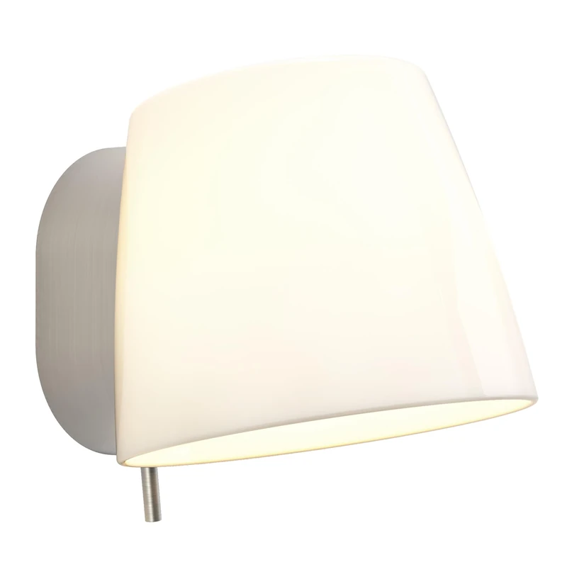 Astro Imari Fixed Wall Indoor Wall Light (Matt Nickel), LED E27/ES Lamp, Designed in Britain - 1460005-3 Years Guarantee