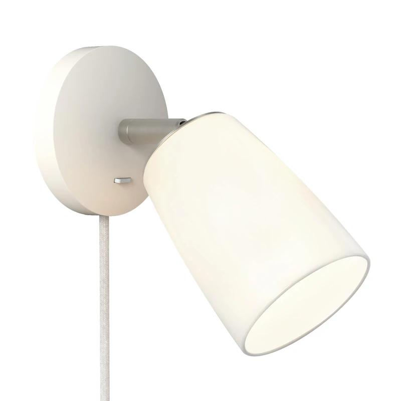 Astro Carlton Wall Plug-in Indoor Wall Light (Porcelain), G9 Lamp, Designed in Britain - 1467007-3 Years Guarantee