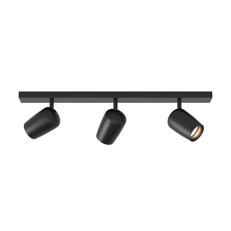 Astro Koto Three Bar Dimmable Indoor Spotlight (Matt Black), GU10 LED Lamp, Designed in Britain - 1478006-3 Years Guarantee