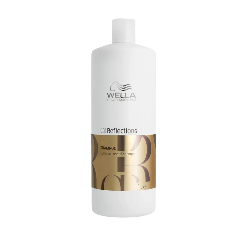 Wella Professionals Oil Reflections Luminous Reveal Shampoo - Moisturising & Cleansing Shampoo - For Long-lasting Softness & Shine - Suitable for All Hair Types (1L)