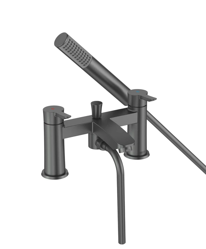 Bristan Apelo Bath Shower Mixer Gun Metal Grey
