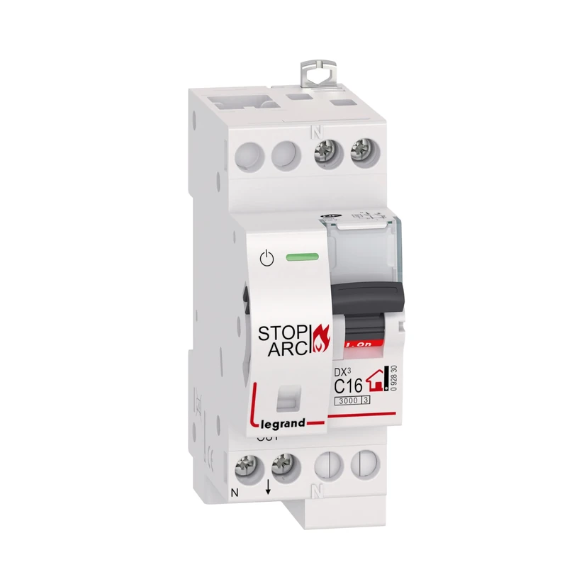 Circuit Breaker DX³ Stop ARC 3000A Single Pole + Neutral 16A Curve C