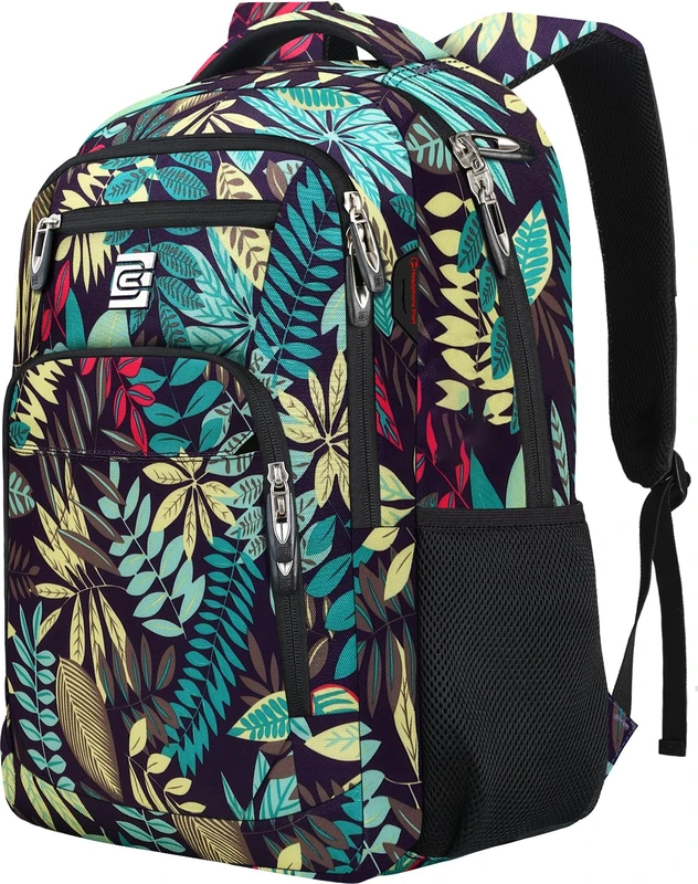 Volher Laptop Backpack, Leaf, 15.6", Laptop