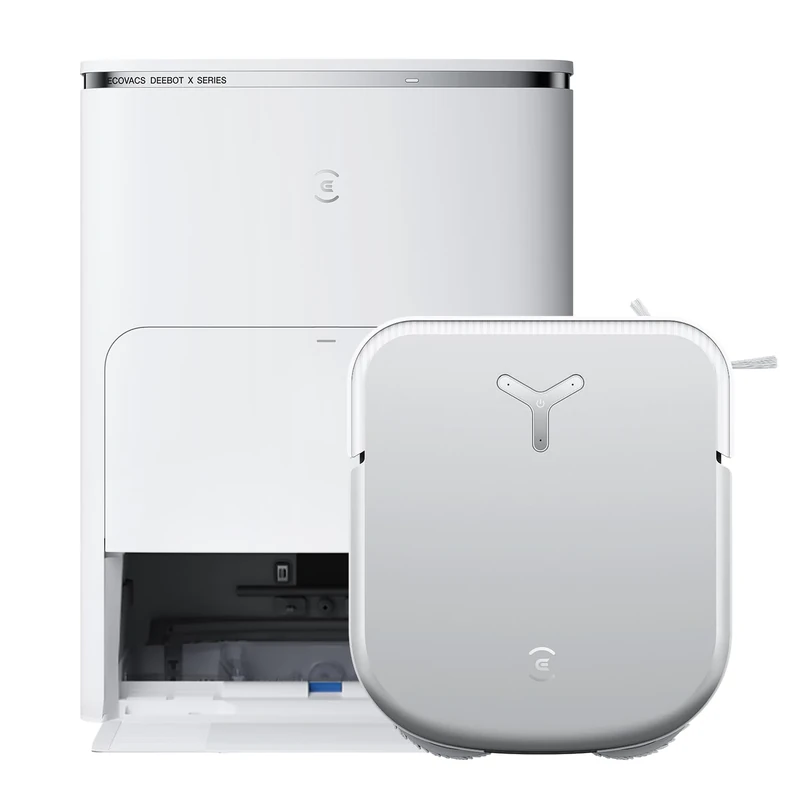 ECOVACS DEEBOT X2 OMNI Robot Vacuum Cleaner with Mop, 8000Pa, AI-Powered Navigation, Slim & Square Design