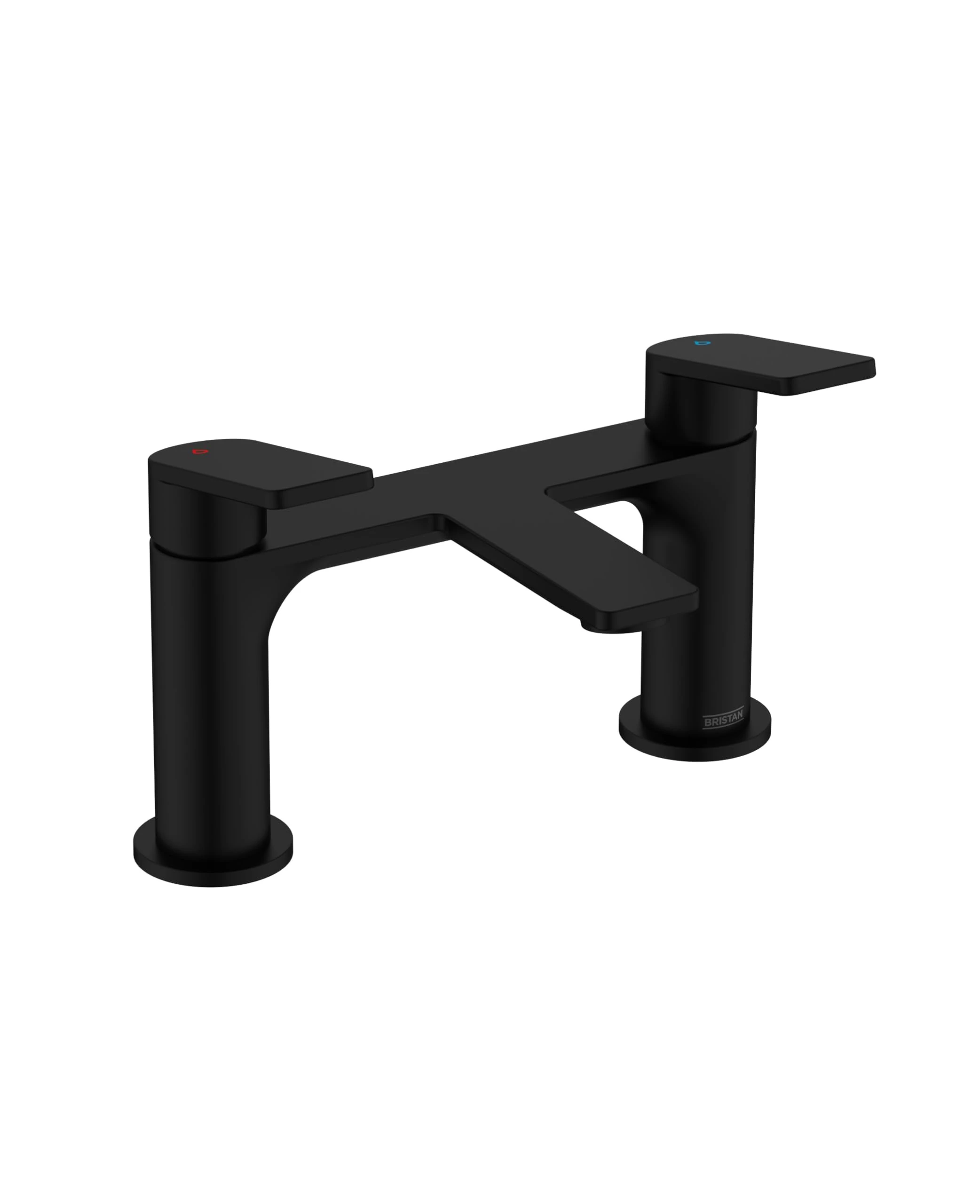 Bristan FRM BF BLK Frammento Bath Filler, Black