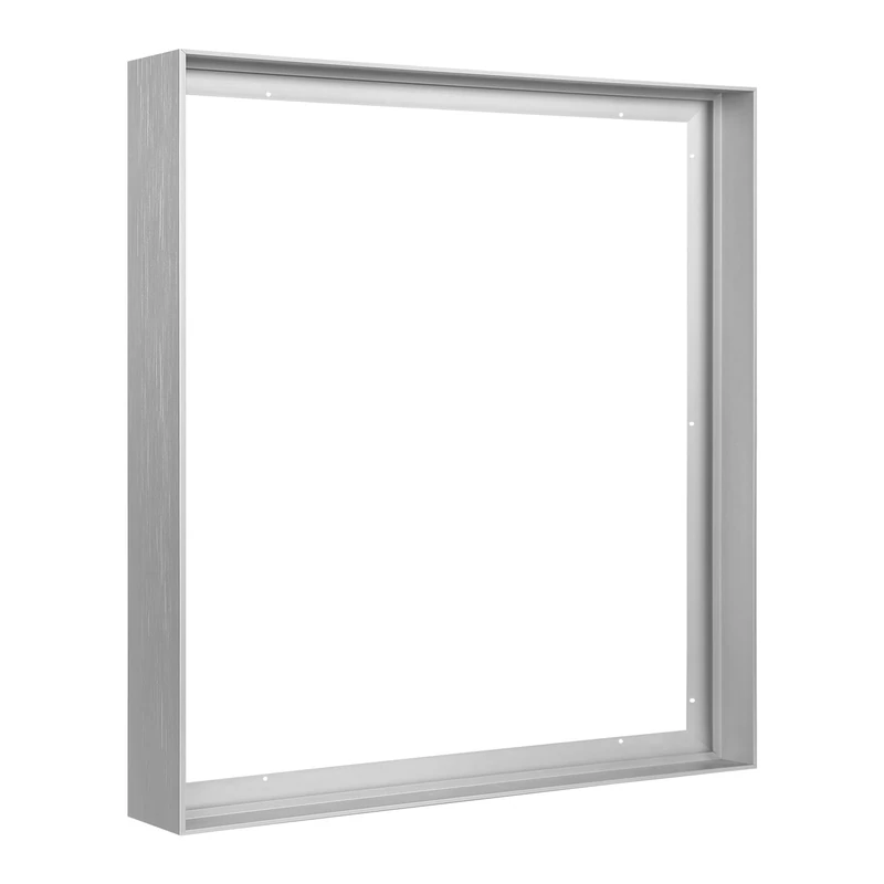 FOLKOR 1.5” Deep Frame for 36x36 Canvas Paintings, DIY Metal Floating Frame with 1.5” Deep for Artists Designers Landscape Portrait Artwork, Modern Home Office Wall Decor (Silver)
