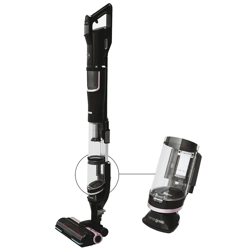 Hoover HFX Pet HFX10P 011, Cordless Stick Vacuum Cleaner, Urban Black/Rose Quartz