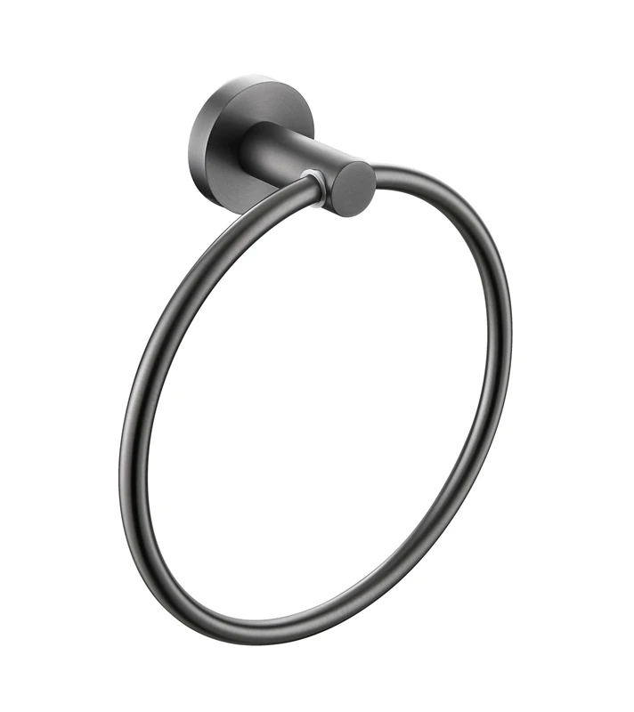Round Ring Gun Metal Grey - Image 1