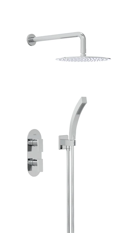 Bristan Frammento Concealed Dual Control Shower Pack 2 Chrome