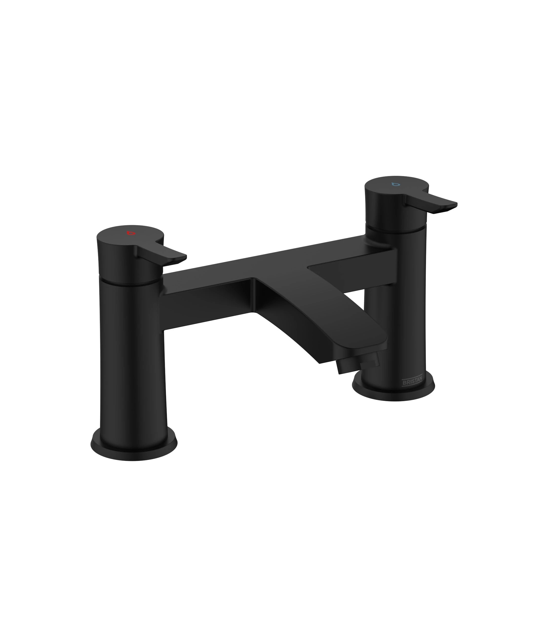 Bristan APE BF BLK Apelo 2 Hole Bath Filler, Black