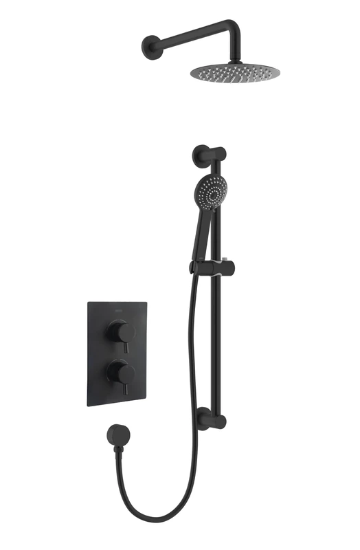 Bristan Apelo Black Concealed Dual Control Shower Pack